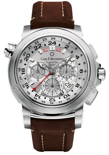 Carl F. Bucherer Patravi Traveltec GMT Mens Wristwatch 00.10620.08.63.01