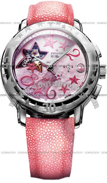 Zenith Star Sea Open El Primero Ladies Wristwatch 03.1233.4021.87.C639
