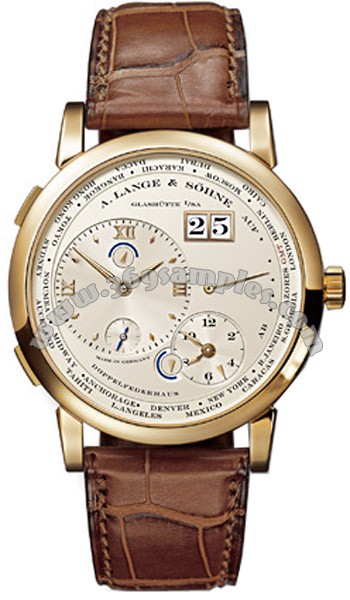 A Lange & Sohne Lange 1 Time Zone Mens Wristwatch 116.021