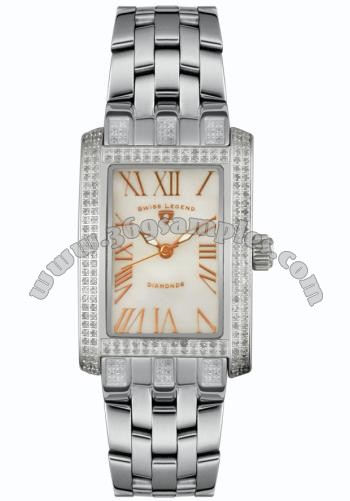 SWISS LEGEND Diamond Ladies Wristwatch 20021-24