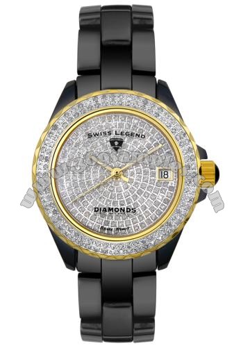 SWISS LEGEND Diamonds Ladies Wristwatch 20052-WBKG