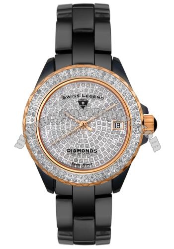 SWISS LEGEND Diamonds Ladies Wristwatch 20052-WBKR
