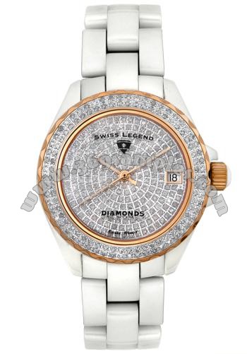 SWISS LEGEND Diamonds Ladies Wristwatch 20052-WWTR