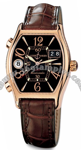 Ulysse Nardin Michelangelo UTC Dual Time Mens Wristwatch 226-48/52