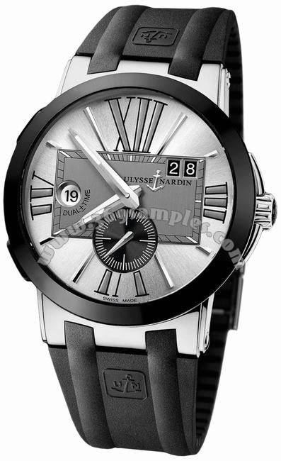 Ulysse Nardin Executive Dual Time 43mm Mens Wristwatch 243-00-3/421