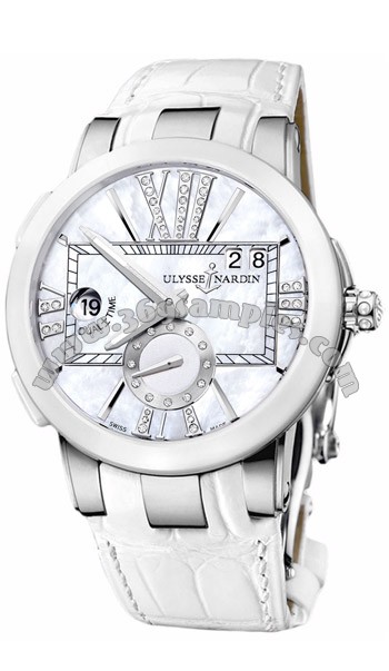 Ulysse Nardin Executive Dual Time Ladies Ladies Wristwatch 243-10-391