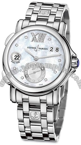 Ulysse Nardin GMT Big Date 37mm Ladies Wristwatch 243-22-7/391