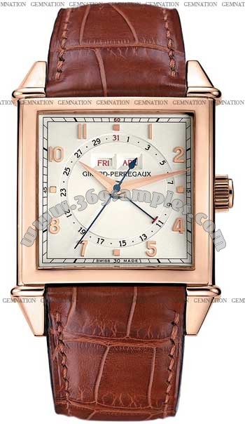 Girard-Perregaux Vintage 1945 Triple Calendar Mens Wristwatch 25810-52-151-BACA