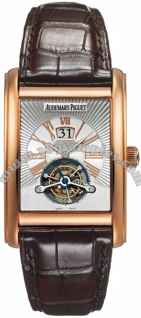 Audemars Piguet Edward Piguet Large Date Tourbillon Mens Wristwatch 26009OR.OO.D088CR.01
