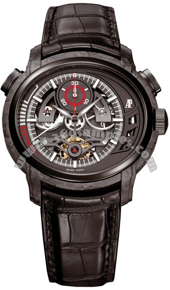 Audemars Piguet Millenary Carbon One Tourbillon Chronograph Mens Wristwatch 26152AU.OO.D002CR.01