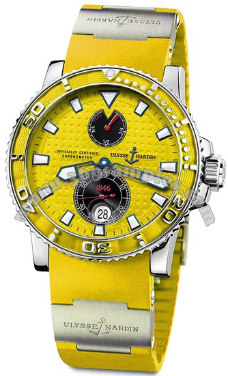 Ulysse Nardin Maxi Marine Diver Chronometer Mens Wristwatch 263-33-3/941