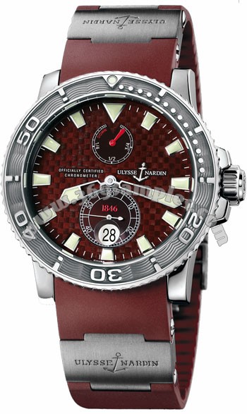 Ulysse Nardin Maxi Marine Diver Mens Wristwatch 263-33-3.95