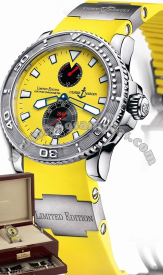 Ulysse Nardin Maxi Marine Diver Chronometer Mens Wristwatch 263-35-3LE