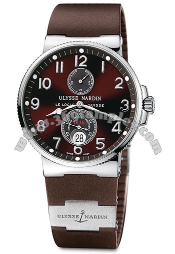 Ulysse Nardin Maxi Marine Chronometer Mens Wristwatch 263-66-3-625
