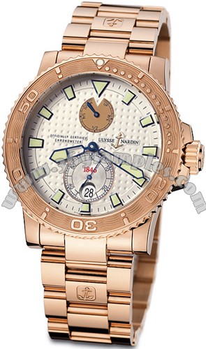 Ulysse Nardin Maxi Marine Diver Chronometer Mens Wristwatch 266-33-8/90