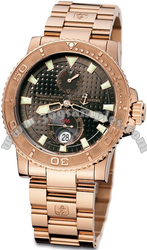 Ulysse Nardin Maxi Marine Diver Chronometer Mens Wristwatch 266-33-8/925