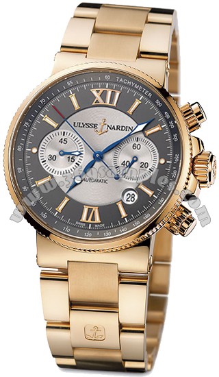 Ulysse Nardin Maxi Marine Chronograph Mens Wristwatch 356-66-8/319