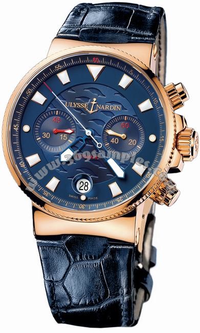 Ulysse Nardin Blue Seal Chronograph - Limited Edition Mens Wristwatch 356-68LE