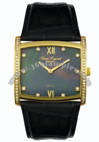 SWISS LEGEND Beverly Hills Ladies Wristwatch 40037-YG-BLK-BLK