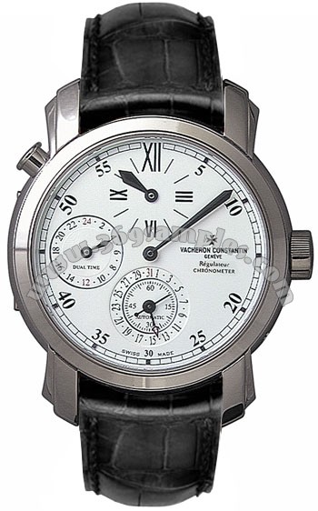 Vacheron Constantin Malte Dual Time Regulator Mens Wristwatch 42005-000G-8900