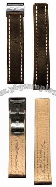 Breitling Leather Strap - Cowhide 24-20 Watch Bands  444X
