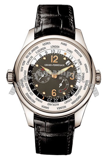 Girard-Perregaux World Timer WW.TC Chronograph Mens Wristwatch 49850-53-251-BACD