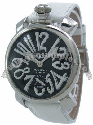 GaGa Milano Manual 48mm Steel Men Wristwatch 5010.6.BKSL