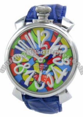 GaGa Milano Manual 48mm Mosaico Men Wristwatch 5010.M.BU