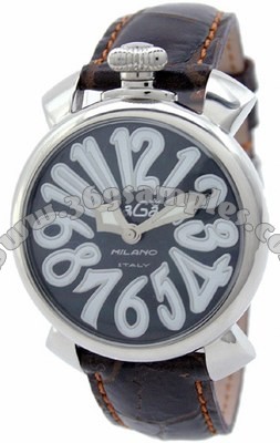 GaGa Milano Manual 40mm Steel Unisex Wristwatch 5020.4.BR