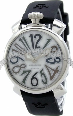 GaGa Milano Manual 40mm Steel Unisex Wristwatch 5020.5.BK