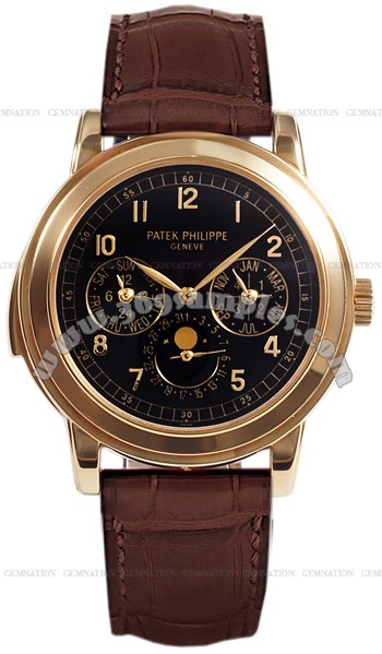 Patek Philippe Chronograph Perpetual Calendar Mens Wristwatch 5074R