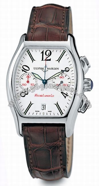 Ulysse Nardin Michelangelo Chronograph Mens Wristwatch 563-42