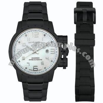 SWISS LEGEND Ambassador Mens Wristwatch 60010-BLK-WHT
