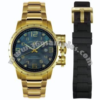 SWISS LEGEND Ambassador Mens Wristwatch 60010-YG-BLK