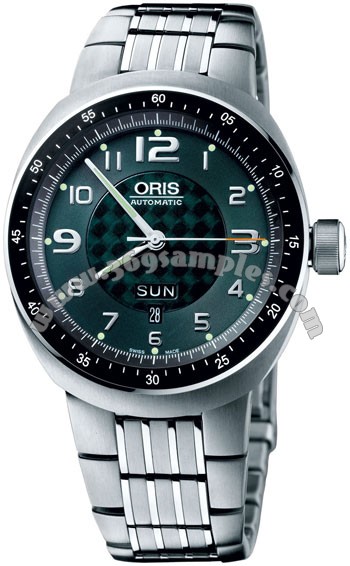 Oris TT3 Day Date Mens Wristwatch 635.7589.70.67.MB