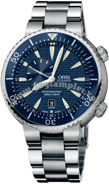 Oris Divers Small Second Date Mens Wristwatch 643.7609.85.55.MB