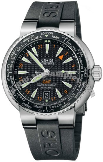 Oris Divers GMT Mens Wristwatch 668.7608.84.54.RS