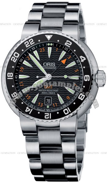 Oris Divers GMT Date Mens Wristwatch 668.7639.84.54.MB