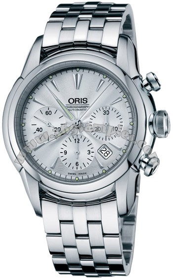Oris Artelier Chronograph Mens Wristwatch 676.7547.40.51.MB