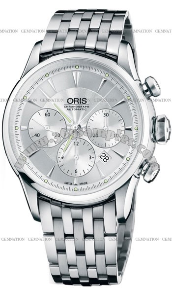 Oris Artelier Chronograph Mens Wristwatch 676.7603.4051.MB