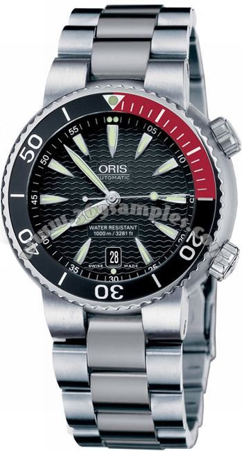 Oris TT1 Divers Titan Date Mens Wristwatch 733.7541.71.54.MB