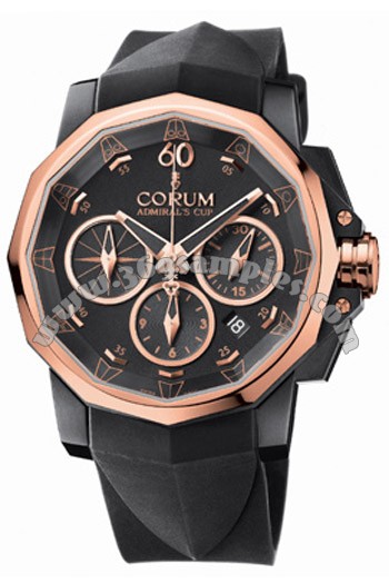 Corum Admirals Cup Black Challenge 44 Mens Wristwatch 753.691.93-F371-AN32