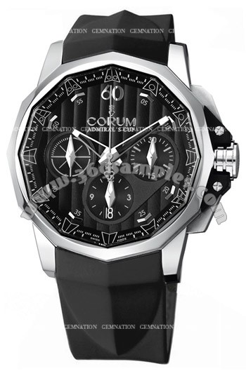 Corum Admirals Cup Challenger 44 Chrono Mens Wristwatch 753.771.20-F371-AN15