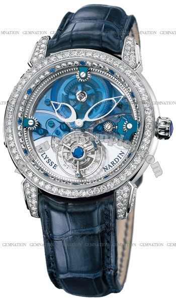 Ulysse Nardin Royal Blue Tourbillon Mens Wristwatch 799-83