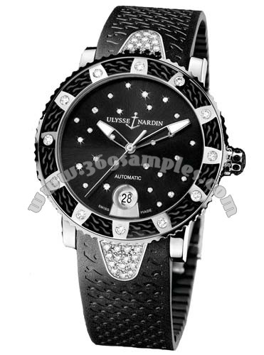 Ulysse Nardin Lady Marine Diver Starry Night Ladies Wristwatch 8103-101E-3C/22