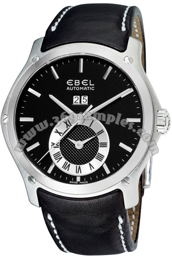 Ebel Classic Hexagon GMT Mens Wristwatch 9301F61.5335P06