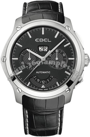 Ebel Classic Hexagon Chronograph Mens Wristwatch 9305F71-5335145GS