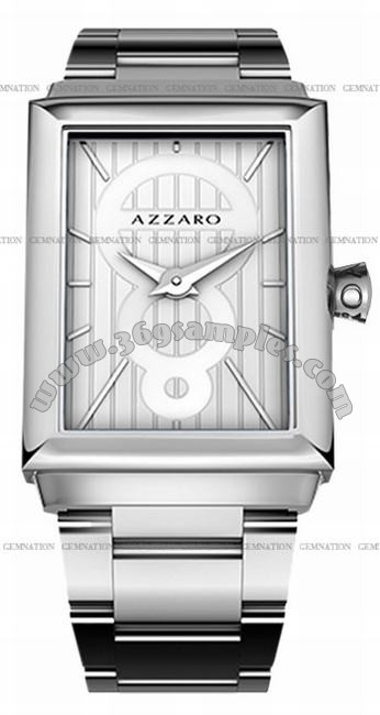 Azzaro Legend Rectangular 2 Hands Mens Wristwatch AZ2061.12AM.000
