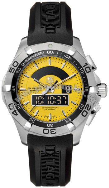 Tag Heuer Aquaracer Chronotimer Mens Wristwatch CAF1011.FT8011