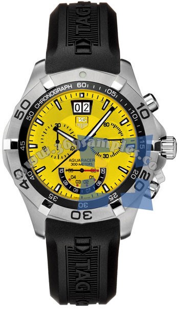 Tag Heuer Aquaracer Chronograph Grand-Date Mens Wristwatch CAF101D.FT8011